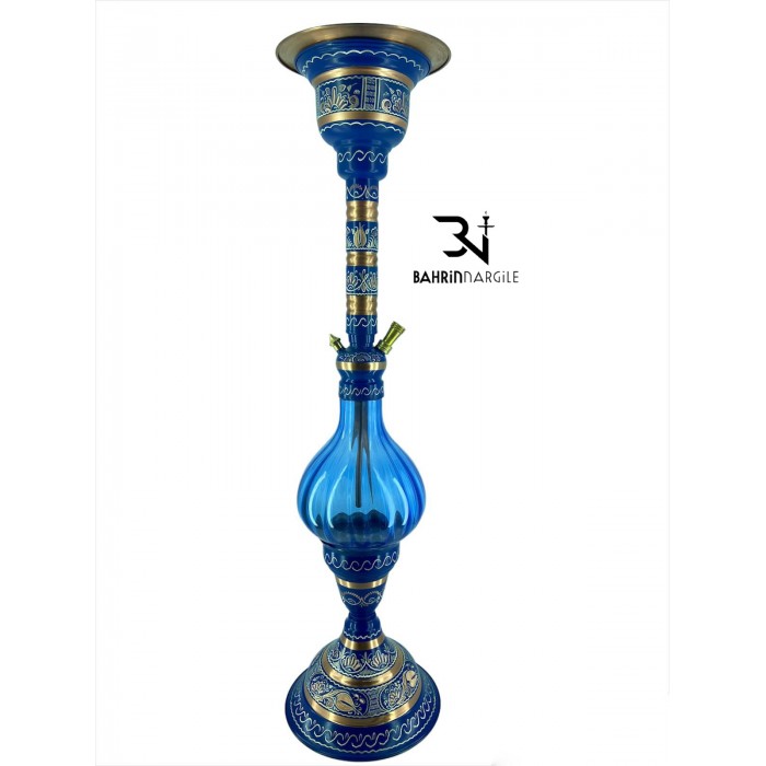 AZERİ İŞLEMELİ MAVİ XL