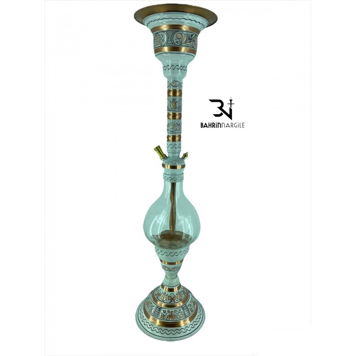 AZERİ İŞLEMELİ BEYAZ XL